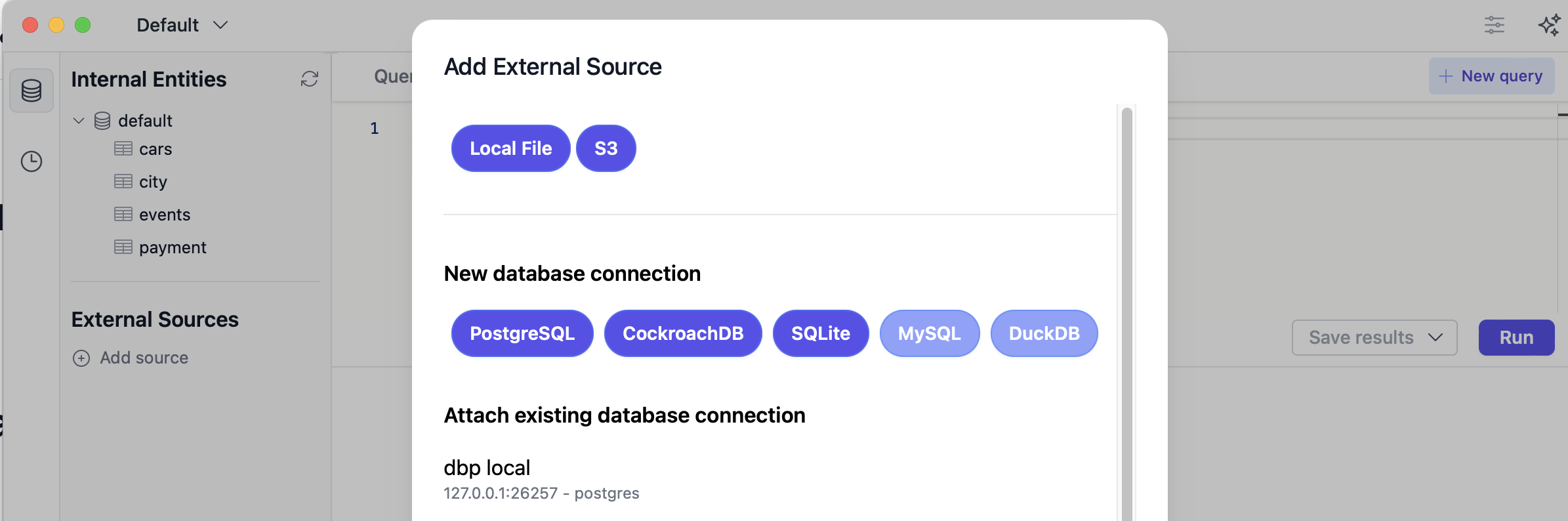 Attach source step 3